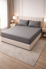 Premium Nude Hoeslaken Set met 1 Kussensloop – Hotelkwaliteit en Ultiem Comfort