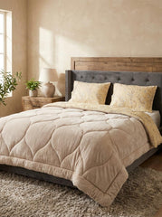 Ortum Life Premium Beige Wellsoft Deken – Zacht & Warm met Elegant Design