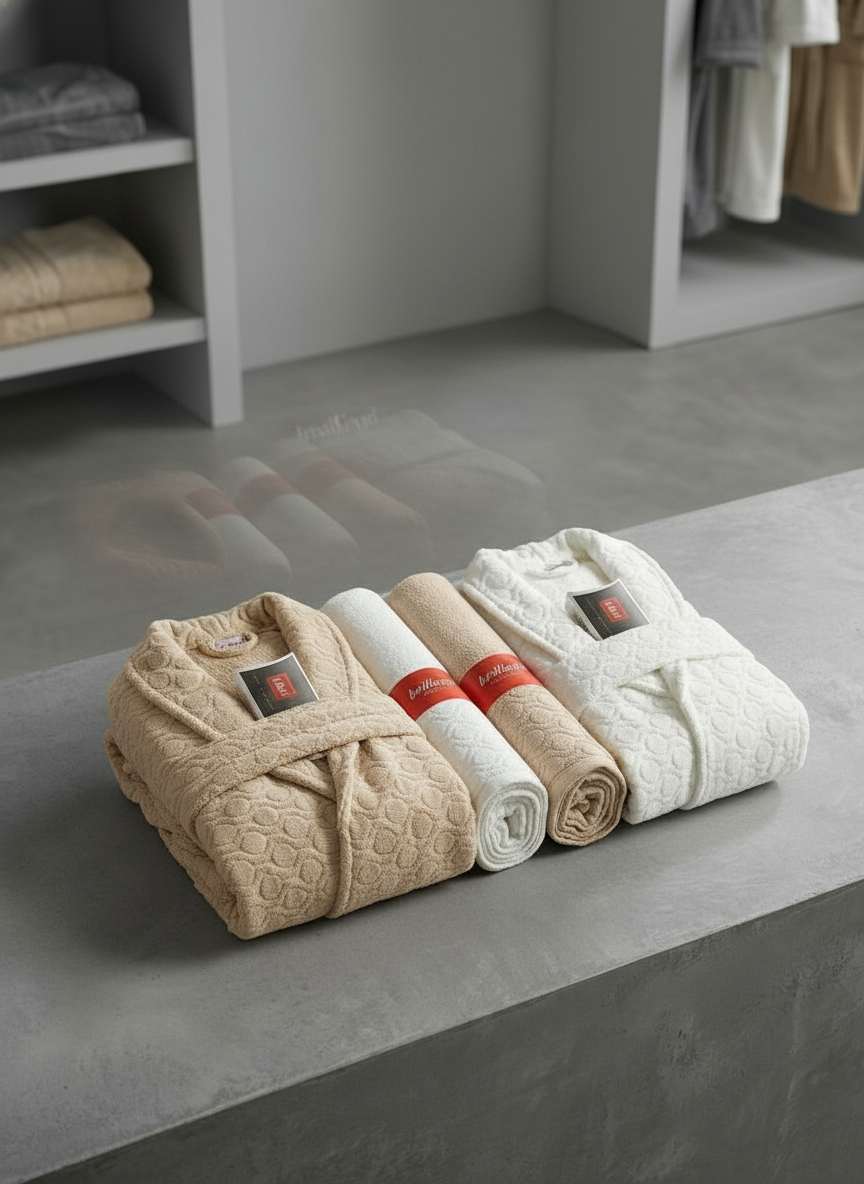 Premium Hotel Badjas & Handdoek Set
