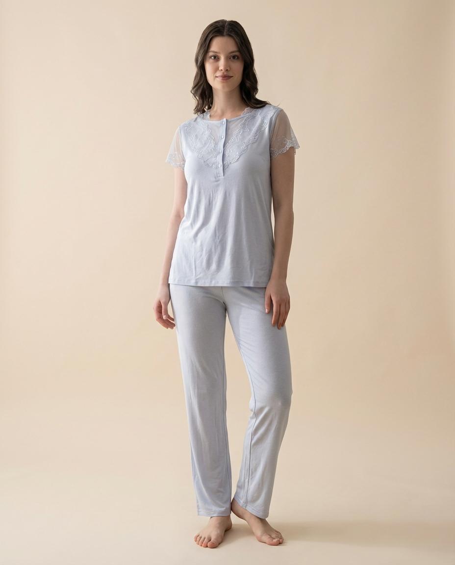 Dames Pyjama Set – Zacht & Comfortabel