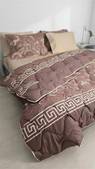 Katoenen Deken Set Beige