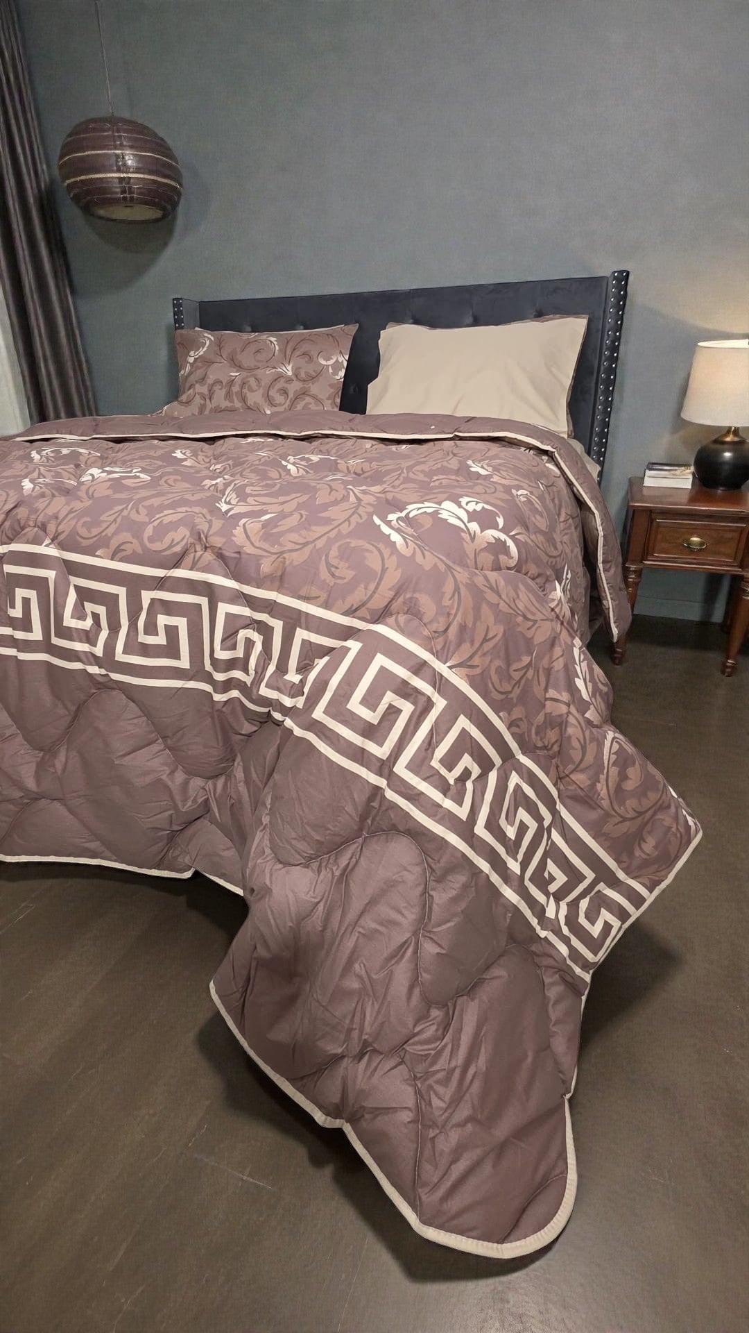 Katoenen Deken Set Beige