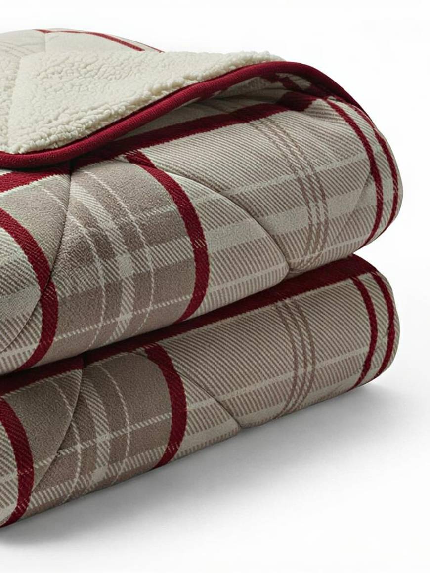 Merinos Deken set Rood