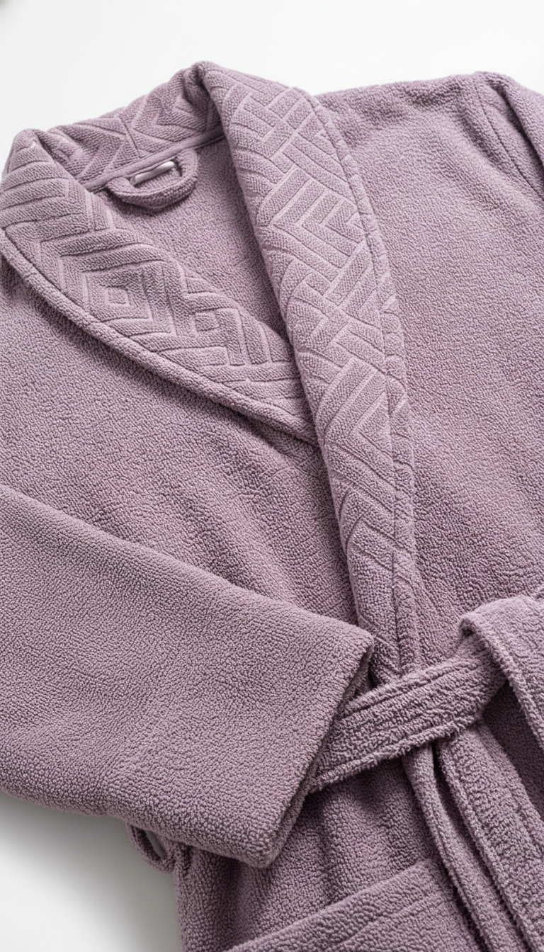 Unisex Paarse Badjas – Luxe Comfort