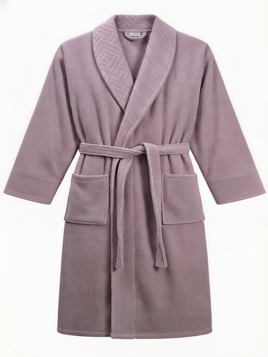 Unisex Paarse Badjas – Luxe Comfort