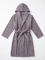Ortum Life Premium Badjas Donkergrijs met Capuchon