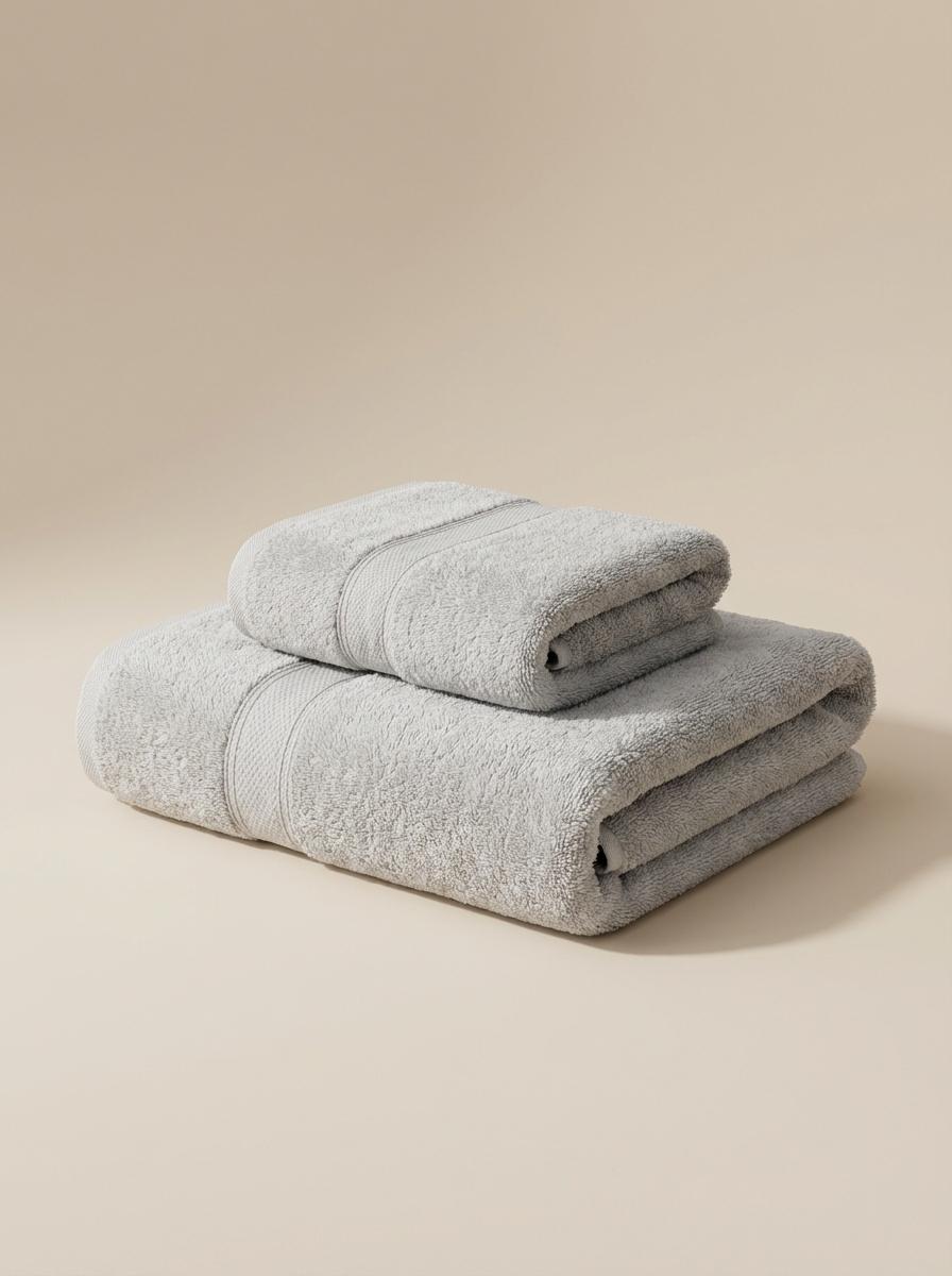 Ortum Life Premium Lichtgrijze Handdoekenset – (2-delig)