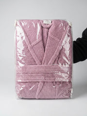 Ortum Life Premium Badjas Paars met Capuchon